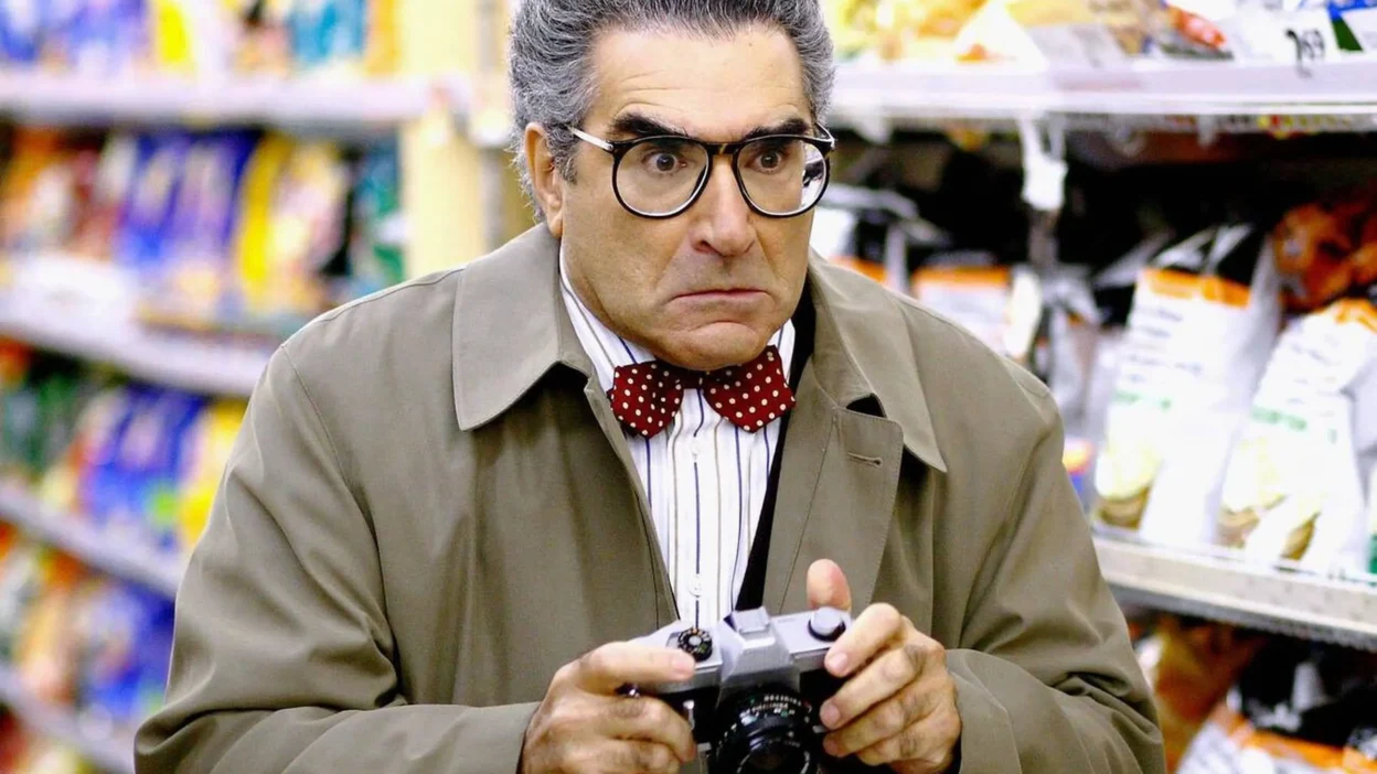 Eugene Levy net worth reflects his versatility, seen here in the 2009 family film Gooby